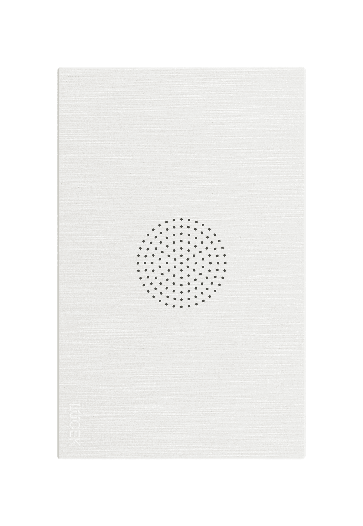 Placa metálica con zumbador blanco BF15B- FLAT LUCEK