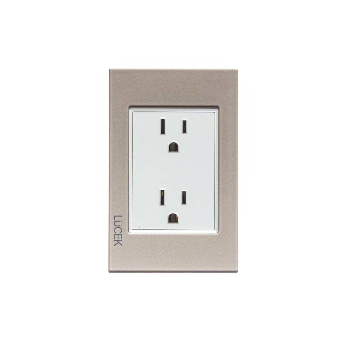 Placa cristal con contacto duplex BP06CDM-LUCEK