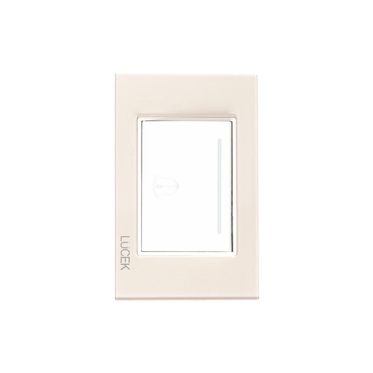 Placa cristal con botón de timbre 3 módulos BP11CDM-LUCEK