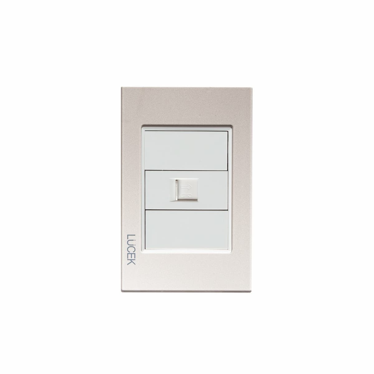 Placa cristal con toma de teléfono BP17CDM-LUCEK