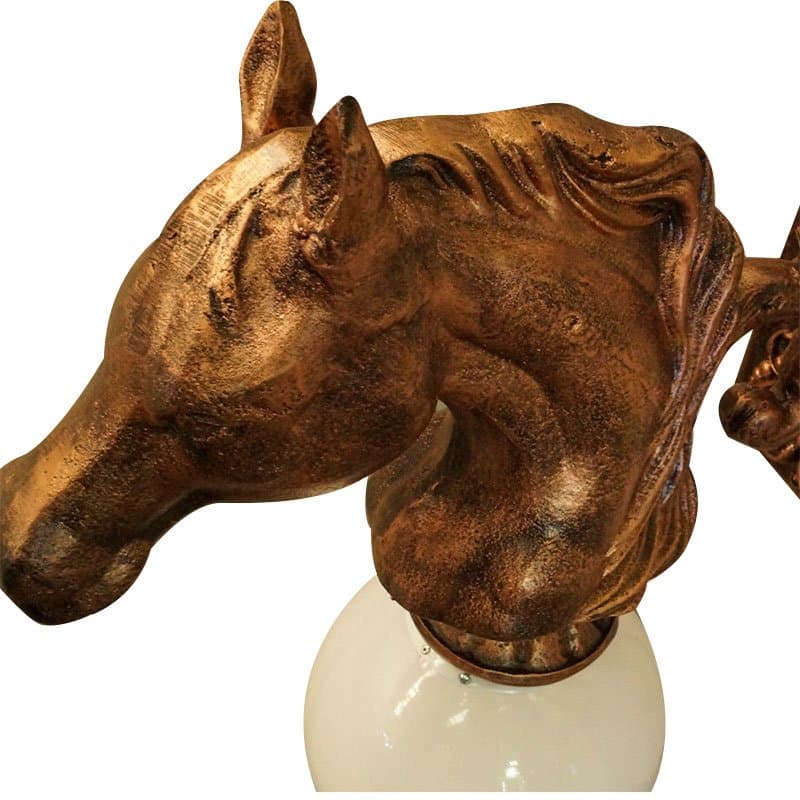 CABALLO COLONIAL PARA MURO 1 LUZ