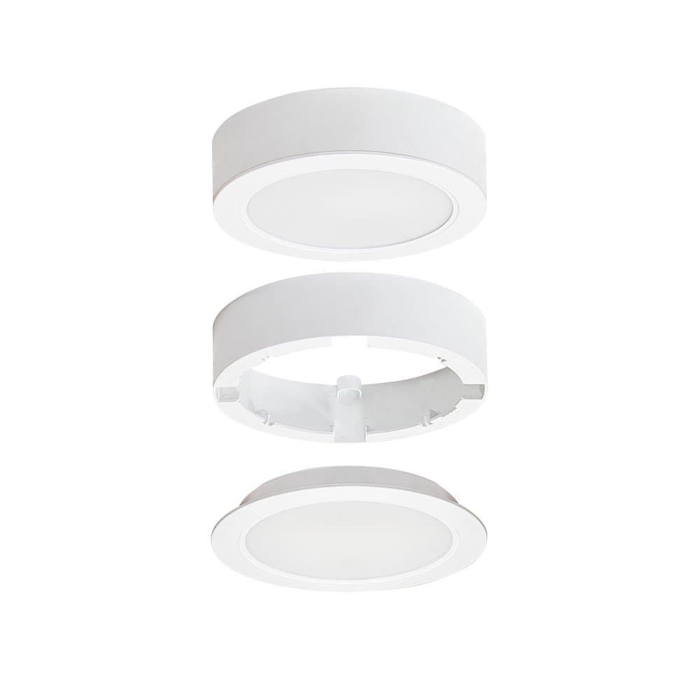 Accesorio para sobreponer downlight 9W 12W 18W 24W-PLUSRITE