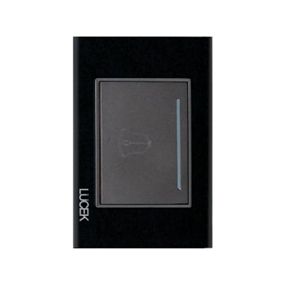 Placa cristal con botón timbre 3 módulos BP11CNN - Lucek