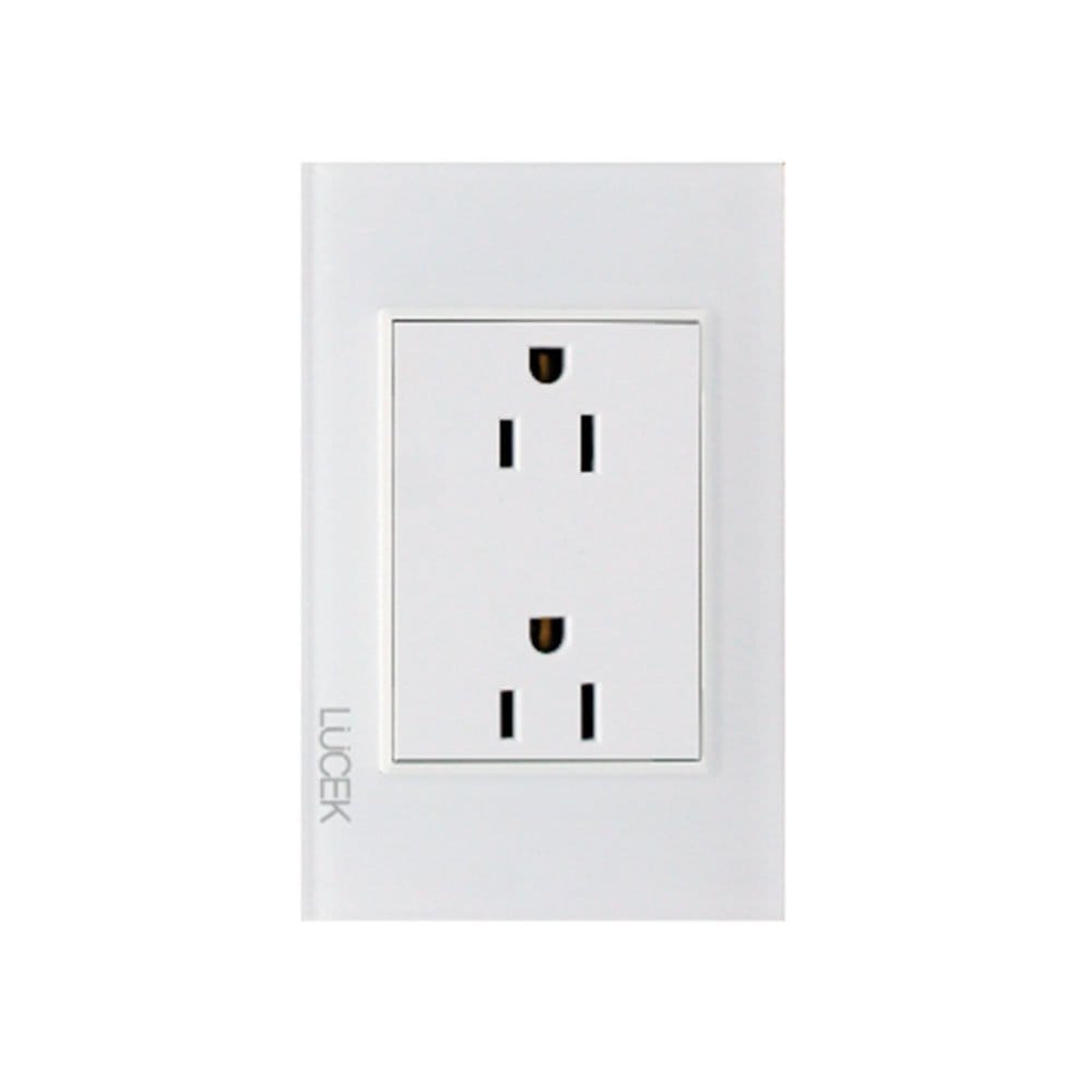Placa cristal con contacto duplex BP06CBB-LUCEK