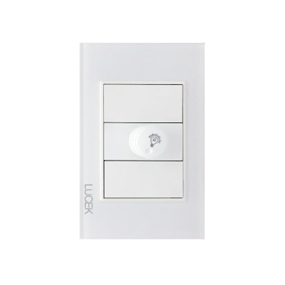 Placa cristal con dimmer BP04CBB-LUCEK