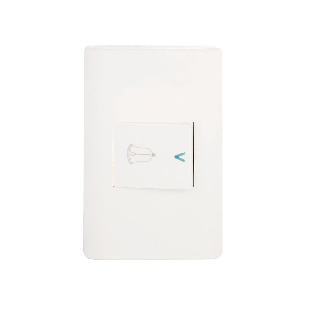Placa sencilla con botón de timbre BA11-B - Lucek