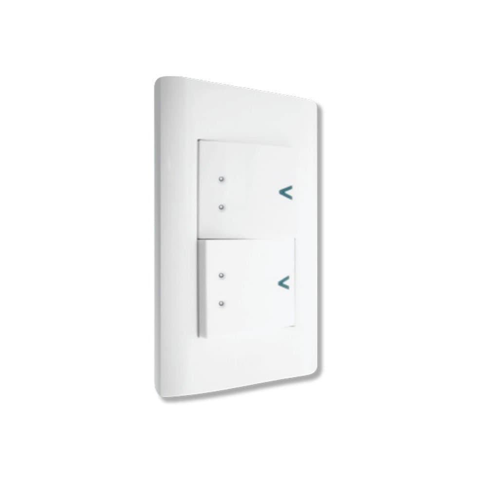 Placa sencilla con 2 interruptores escalera de 1.5 BA09-B - Lucek
