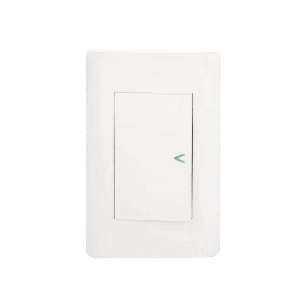 Placa sencilla con 1 interruptor sencillo BA01-B - Lucek