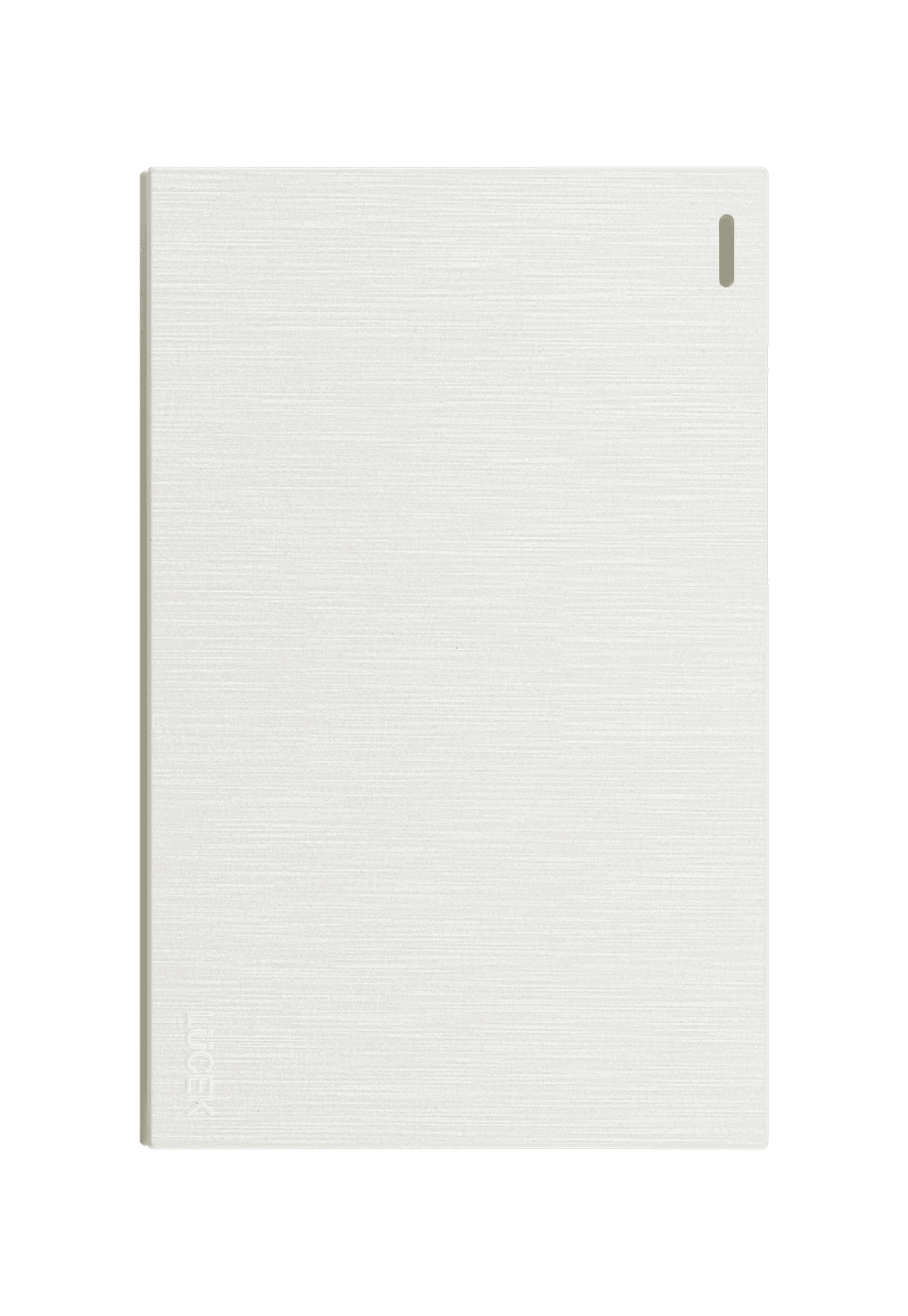 Placa metálica con interruptor sencillo blanca BF01-B - FLAT LUCEK