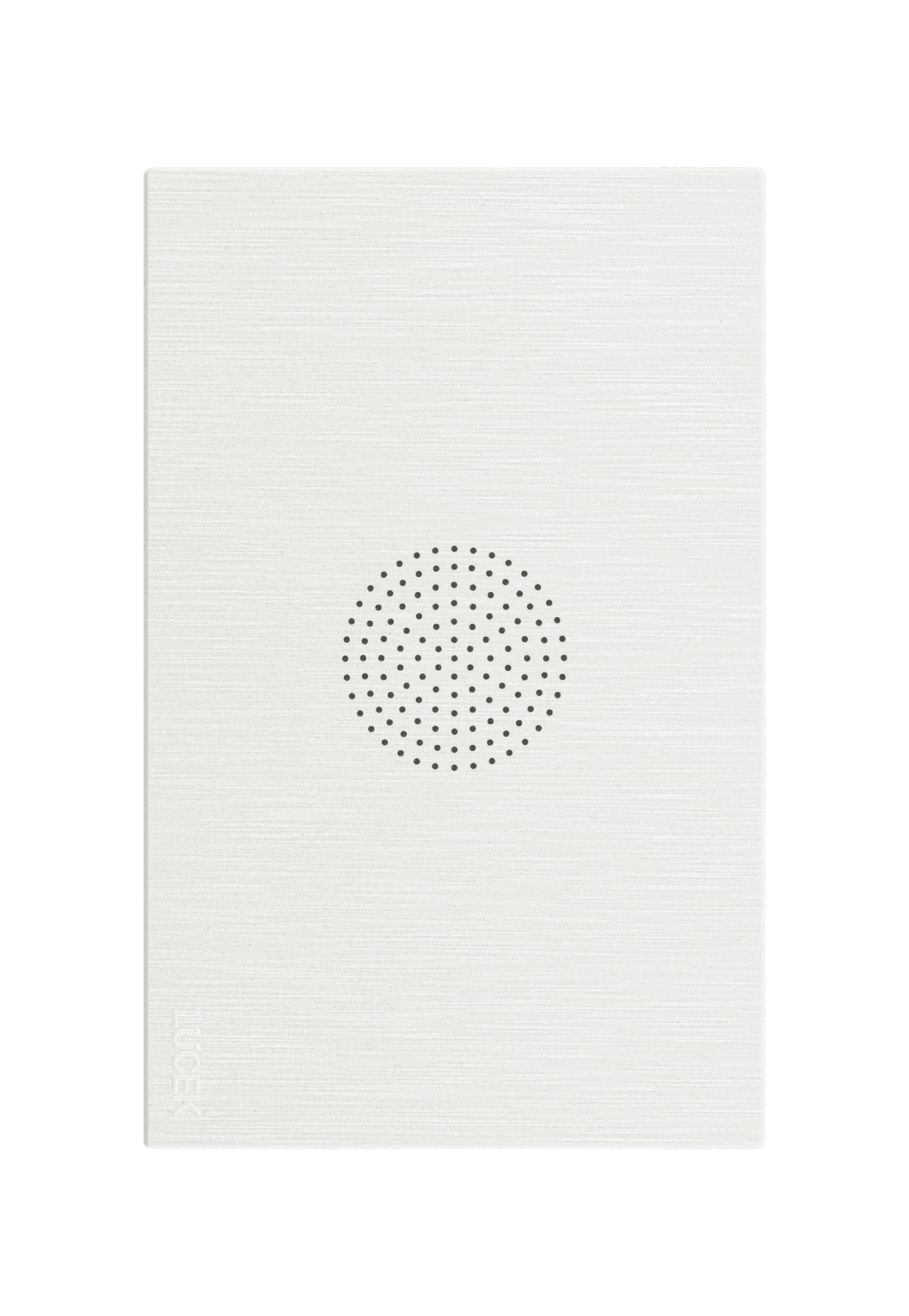 Placa metálica con zumbador blanco BF15B- FLAT LUCEK
